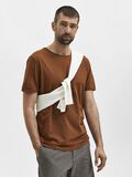 Selected CREW NECK T-SHIRT, Toffee, highres - 16071775_Toffee_008.jpg