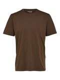 Selected CLASSIQUE T-SHIRT, Dark Earth, highres - 16087842_DarkEarth_001.jpg