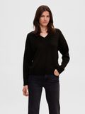 Selected V-HALS PULLOVER, Black, highres - 16090269_Black_003.jpg