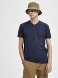 Selected V-NECK T-SHIRT, Navy Blazer, highres - 16087850_NavyBlazer_008.jpg