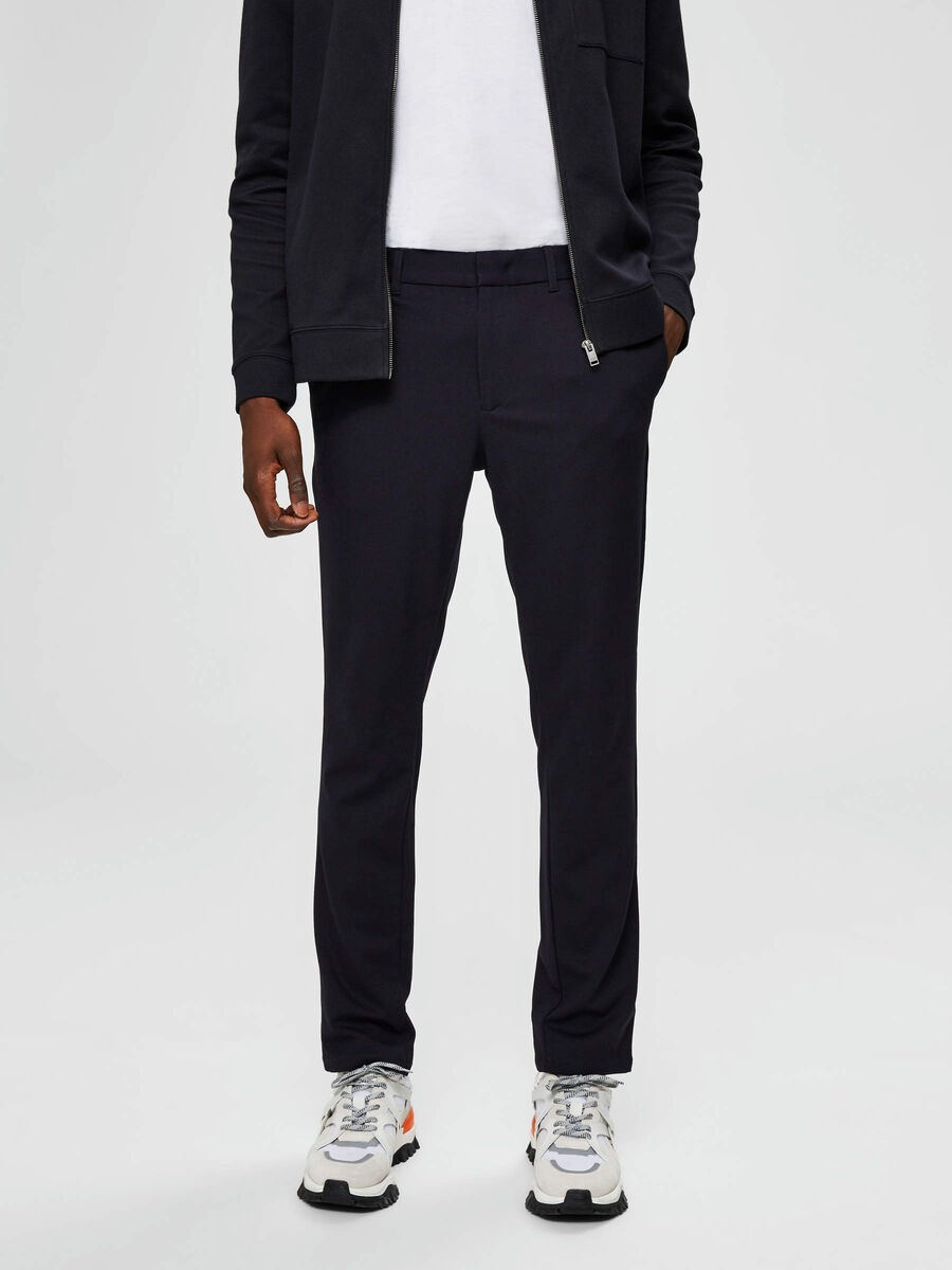 Selected SLIM FIT - FLEX FIT BUKSER, Dark Sapphire, highres - 16074058_DarkSapphire_003.jpg