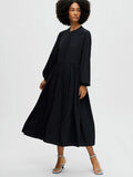 Selected LONG SLEEVED SHIRT DRESS, Black, highres - 16090512_Black_008.jpg