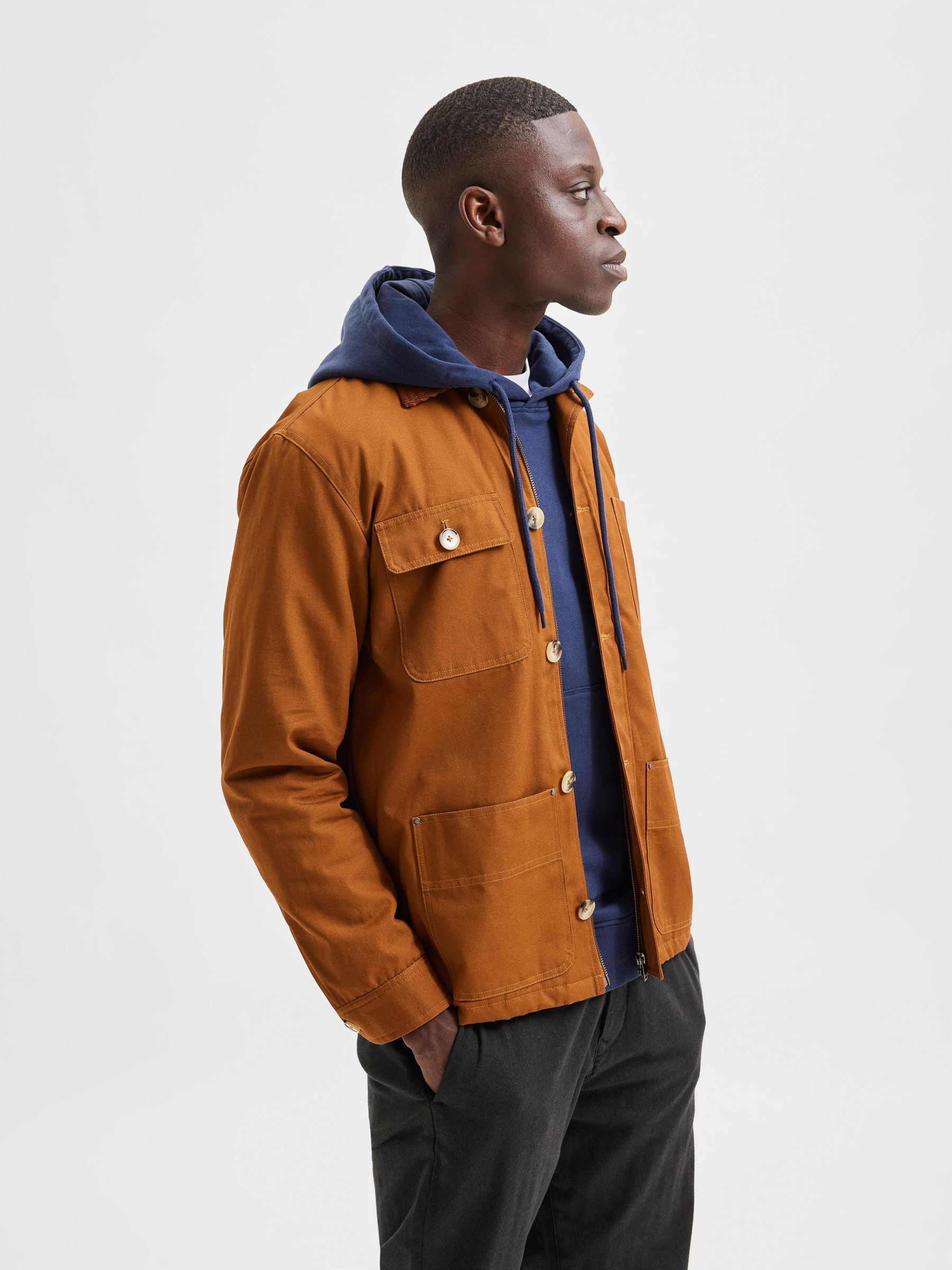 Cotton chore jacket discount