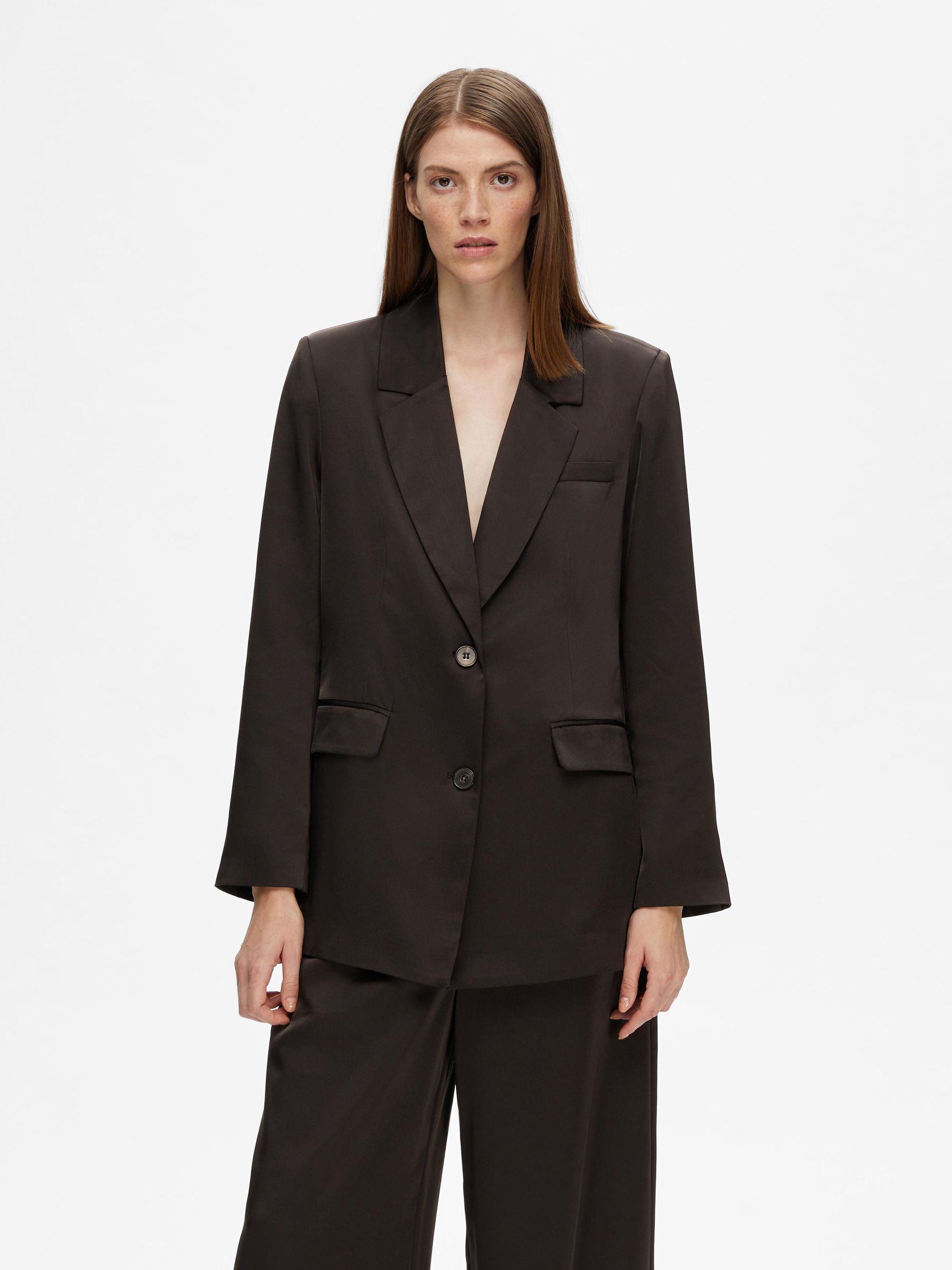 Blazer satin femme deals