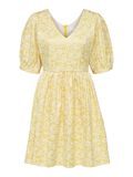 Selected SHINY PUFF SLEEVE DRESS, Gold Colour, highres - 16078463_GoldColour_001.jpg