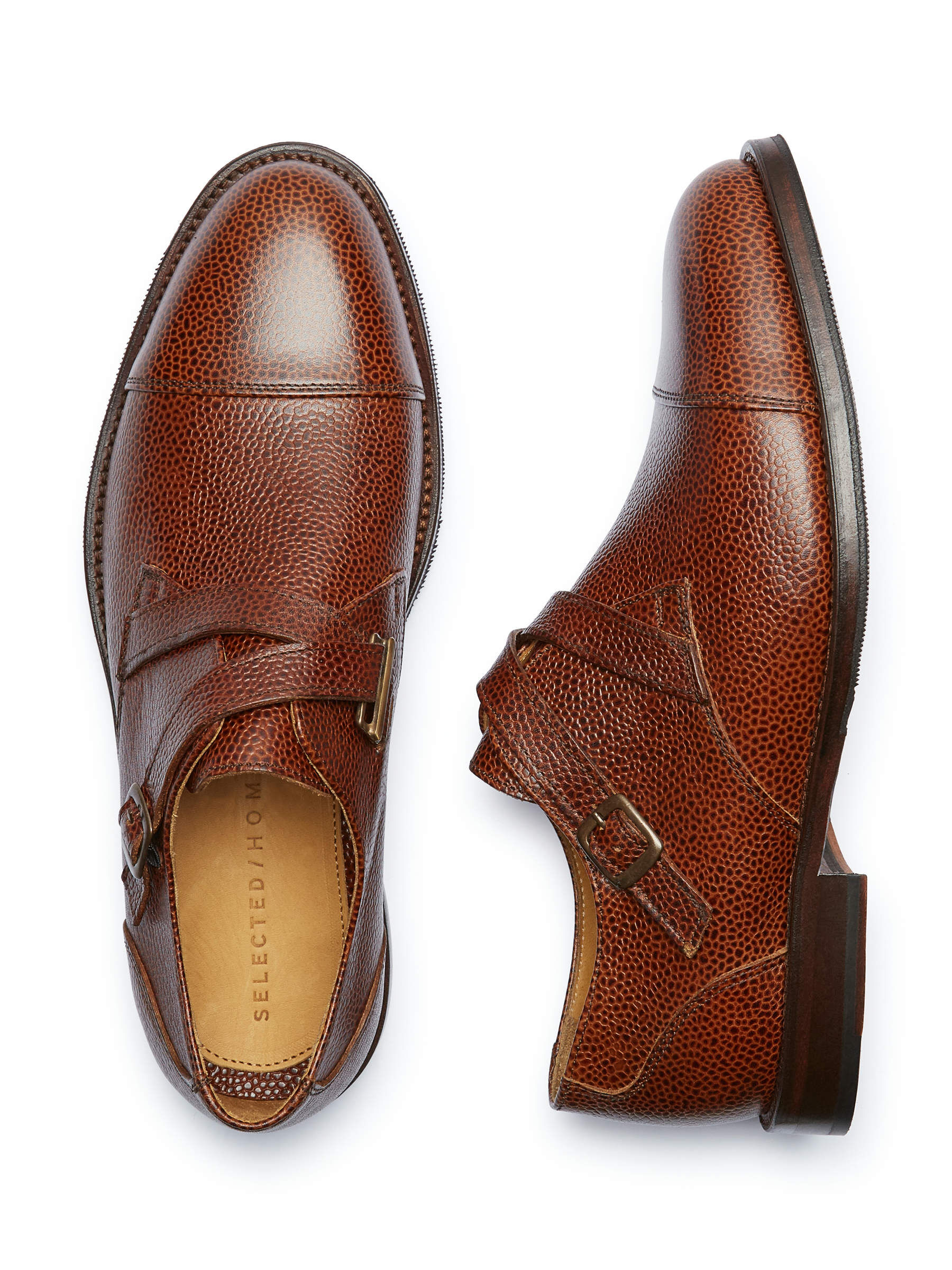 MONK SHOES Brown SELECTED HOMME