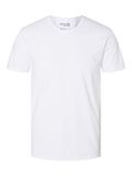 Selected COTON BIOLOGIQUE - T-SHIRT, Bright White, highres - 16073457_BrightWhite_001.jpg