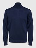 Selected SLIM FIT TURTLENECK, Navy Blazer, highres - 16084840_NavyBlazer_940836_001.jpg