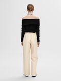 Selected VISCOSE BLEND OFF-SHOULDER TOP, Black, highres - 16093031_Black_004.jpg