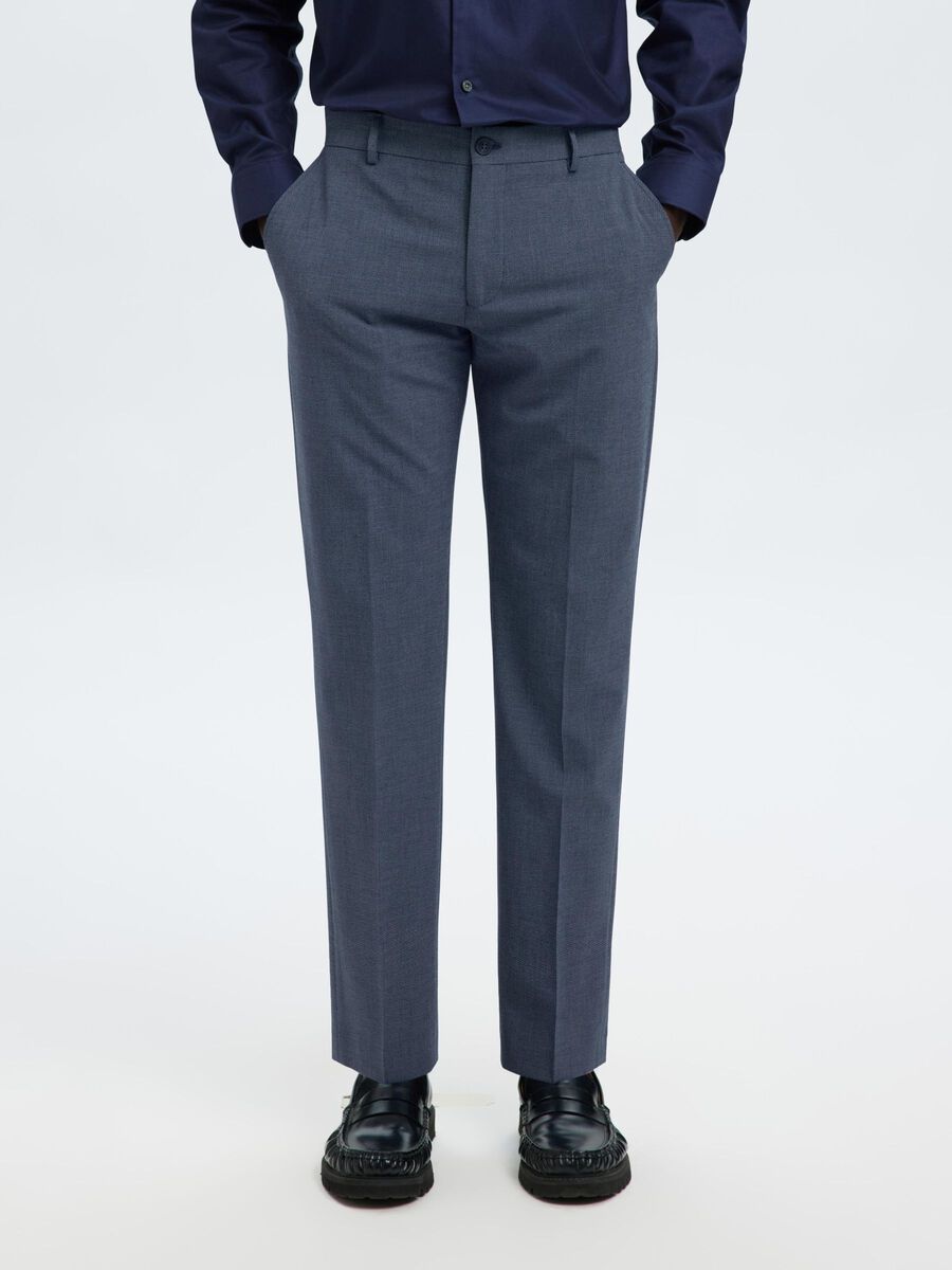 Selected VISKOSEMIX SLIM FIT ANZUGHOSE, Dark Blue, highres - 16094326_DarkBlue_1115778_003.jpg