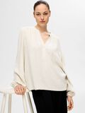 Selected VISKOSEMIX BLUSE, Sandshell, highres - 16094292_Sandshell_008.jpg