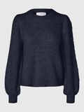 Selected WOOL BLEND KNITTED JUMPER, Dark Sapphire, highres - 16094355_DarkSapphire_1117299_001.jpg