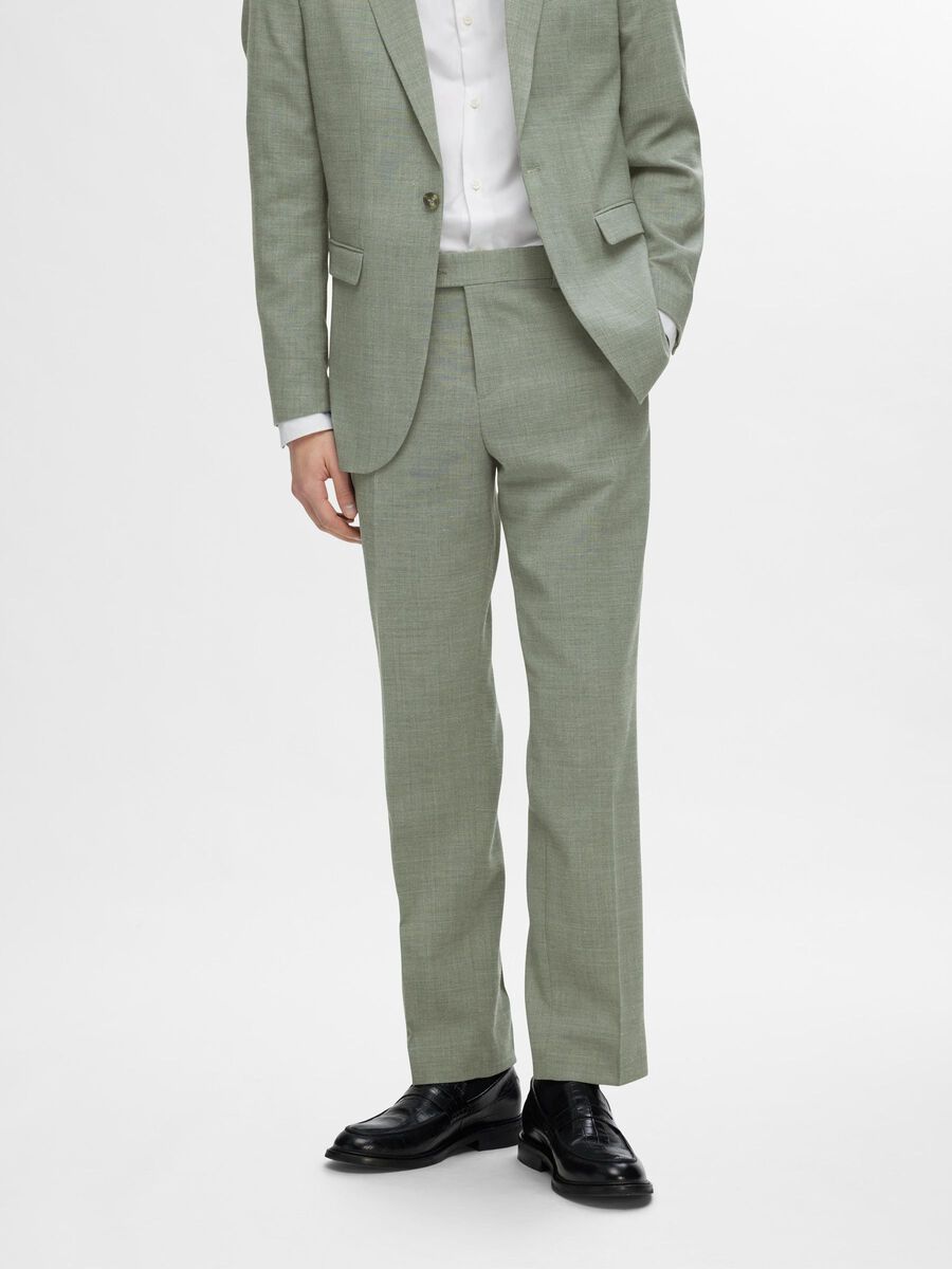 Selected STRAIGHT FIT SUIT TROUSERS, Desert Sage, highres - 16095460_DesertSage_003.jpg