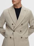 Selected SLIM FIT PINSTRIPED DOUBLE-BREASTED BLAZER, Sand, highres - 16092951_Sand_1090282_006.jpg