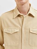 Selected LOOSE FIT OVERSHIRT, Sand, highres - 16084042_Sand_006.jpg