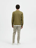 Selected CARDIGAN A MAGLIA, Martini Olive, highres - 16087550_MartiniOlive_004.jpg
