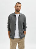 Selected POLO STYLE CARDIGAN, Dark Grey Melange, highres - 16081904_DarkGreyMelange_891734_003.jpg