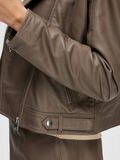 Selected CLASSIC LEATHER JACKET, Morel, highres - 16071712_Morel_006.jpg