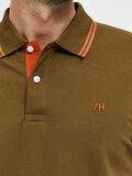 Selected MANCHES COURTES POLO, Dark Olive, highres - 16082841_DarkOlive_006.jpg