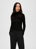 Selected RIBBED LONG SLEEVED TOP, Black, highres - 16088128_Black_003.jpg