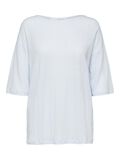 Selected LINEN DROPPED SHOULDER T-SHIRT, Arctic Ice, highres - 16078307_ArcticIce_001.jpg