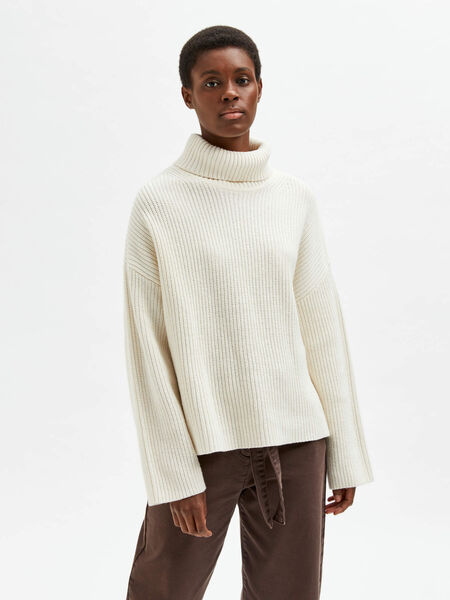 Selected TURTLENECK KNITTED PULLOVER, Snow White, highres - 16081789_SnowWhite_003.jpg