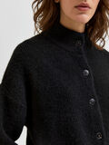 Selected - HØJ HALS STRIKKET CARDIGAN, Black, highres - 16081489_Black_006.jpg