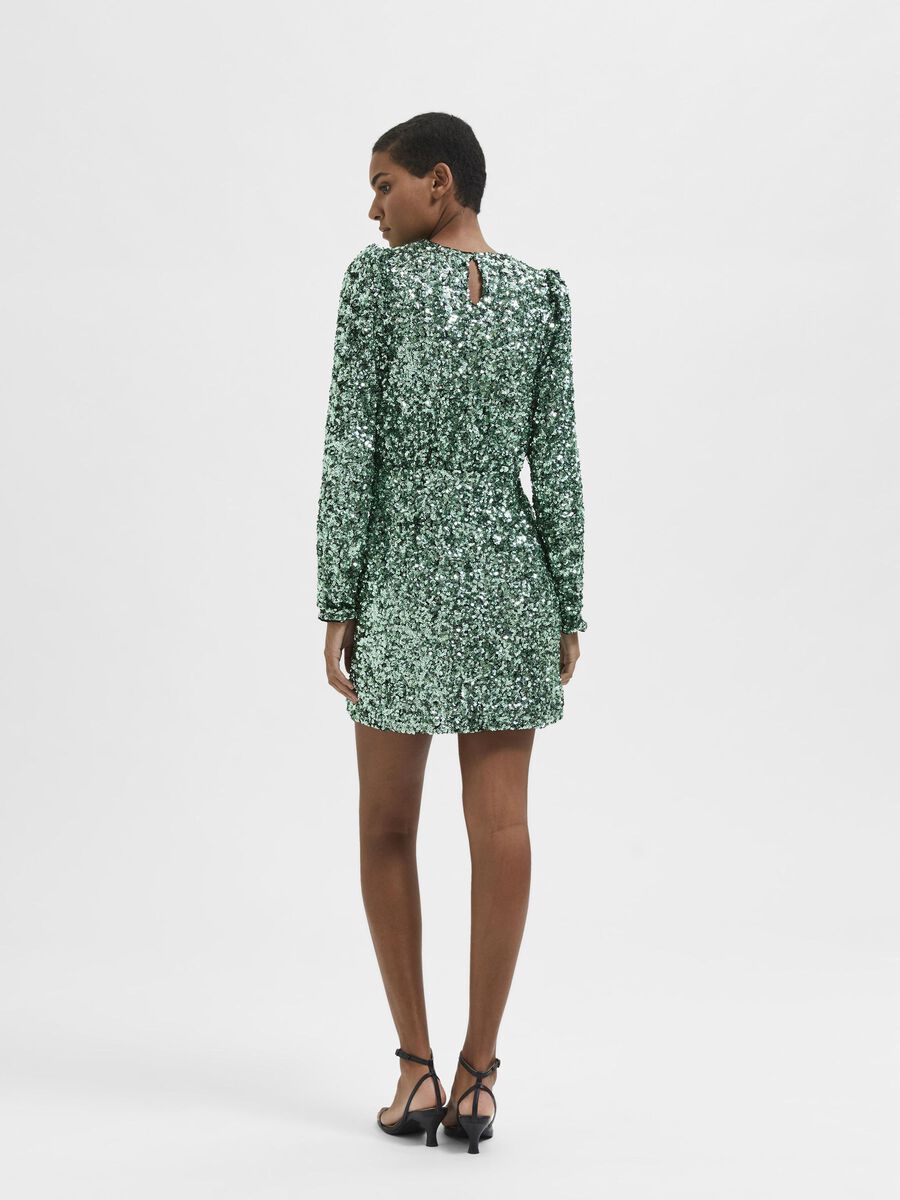 Selected SEQUIN MINI DRESS, Loden Frost, highres - 16087677_LodenFrost_004.jpg