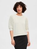 Selected SHORT-SLEEVED KNITTED TOP, Birch, highres - 16089627_Birch_008.jpg