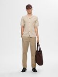 Selected SHORT SLEEVED KNITTED CARDIGAN, Oatmeal, highres - 16094637_Oatmeal_005.jpg