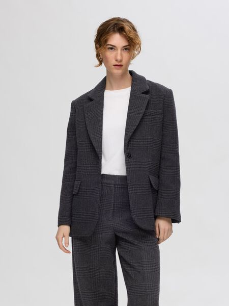 Selected WOLMIX OVERSIZED BLAZER, Dark Grey, highres - 16095011_DarkGrey_1128260_003.jpg