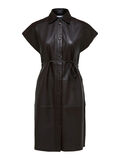 Selected SHORT SLEEVED LEATHER DRESS, Java, highres - 16085330_Java_001.jpg