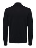 Selected REGULAR FIT - STRIKTRØJE, Black, highres - 16072664_Black_002.jpg