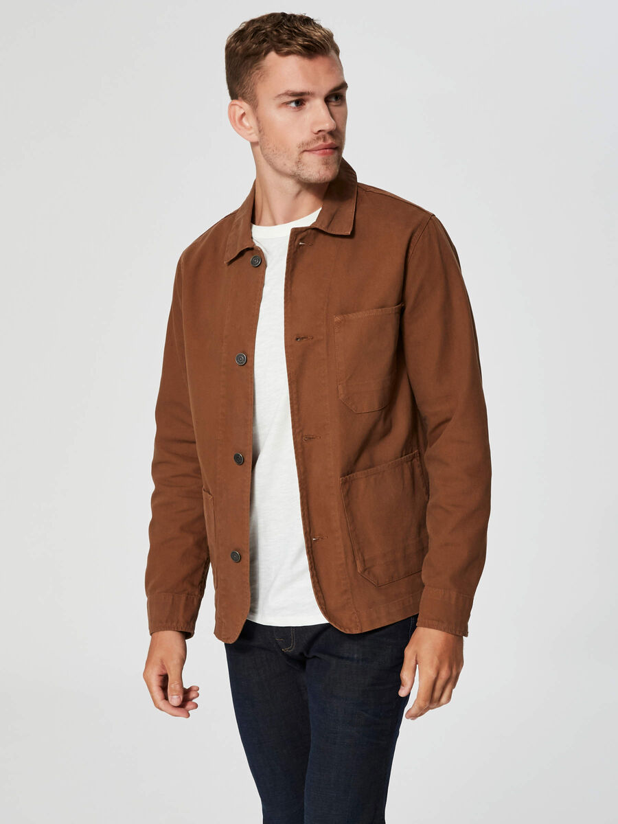 Selected WORKER - JACKET, Cocoa Brown, highres - 16061601_CocoaBrown_003.jpg
