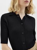 Selected PETITE CUELLO POLO CON BOTONES POLO, Black, highres - 16080911_Black_006.jpg