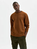 Selected LONG SLEEVE SWEATSHIRT, Emperador, highres - 16081964_Emperador_003.jpg