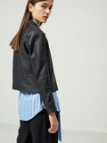 Selected LAMB - LEATHER JACKET, Black, highres - 16057425_Black_004.jpg