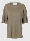 Selected LEINEN T-SHIRT, Vetiver, highres - 16090089_Vetiver_001.jpg