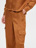 Selected SATIN CARGO TROUSERS, Rubber, highres - 16092447_Rubber_006.jpg
