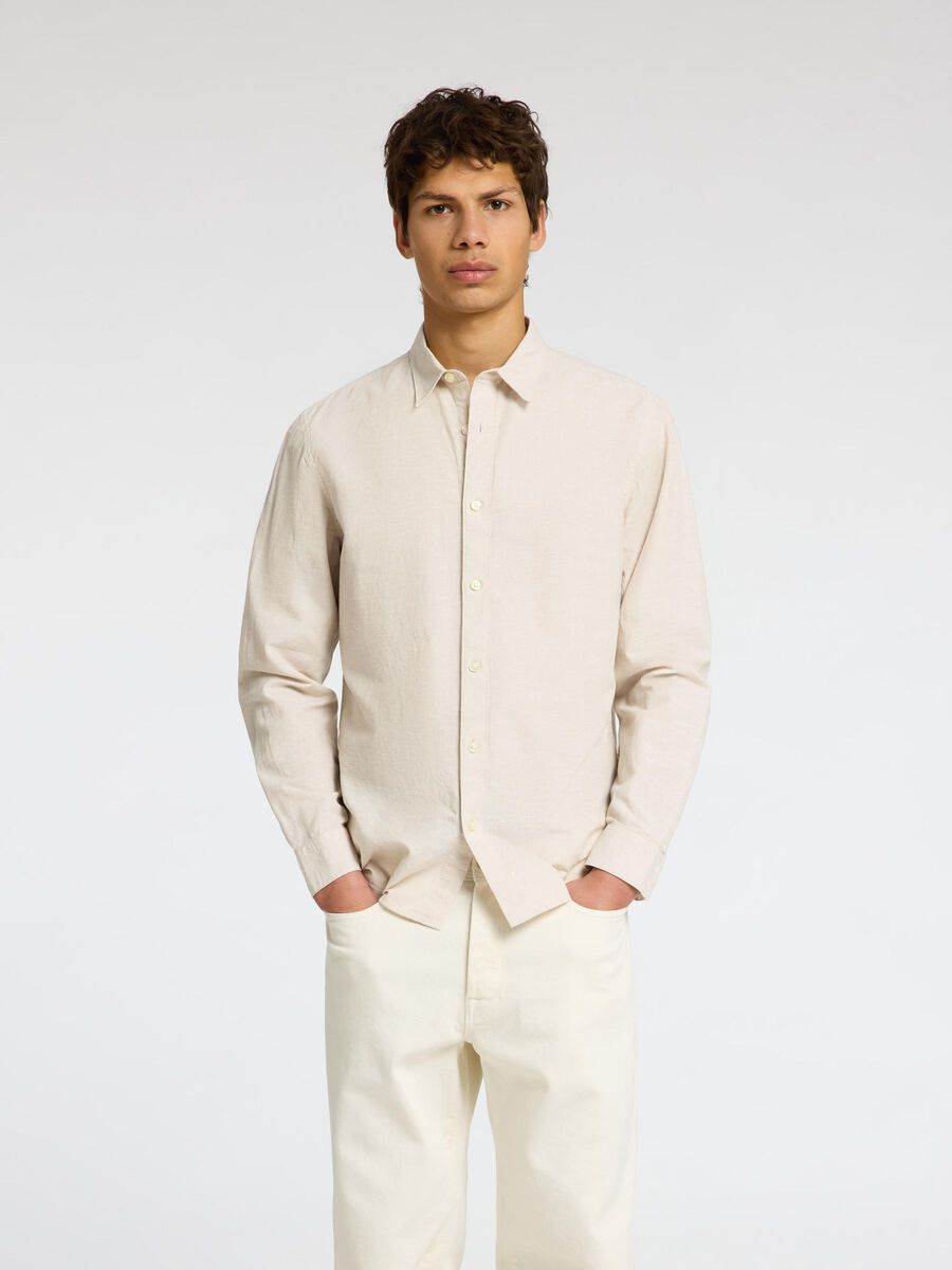 Selected LONG SLEEVED SHIRT, Pure Cashmere, highres - 16078867_PureCashmere_003.jpg