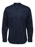 Selected CON CUELLO MAO - CAMISA, Dark Navy, highres - 16072114_DarkNavy_001.jpg