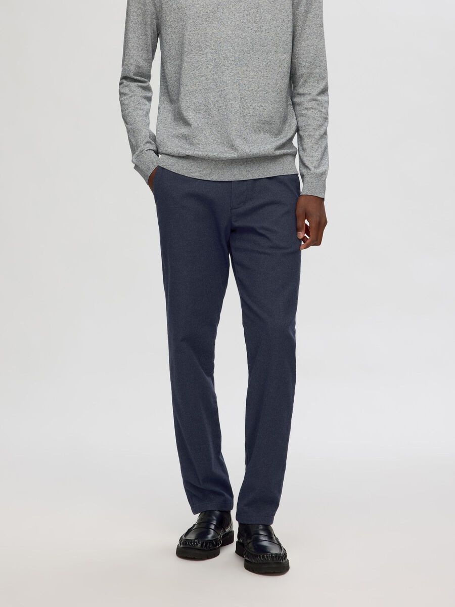 Selected 175 SLIM-FIT BRUSHED CHINOS, Dark Sapphire, highres - 16090139_DarkSapphire_1037326_003.jpg