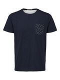 Selected EKOLOGISK BOMULL - T-SHIRT, Dark Sapphire, highres - 16068862_DarkSapphire_701126_001.jpg