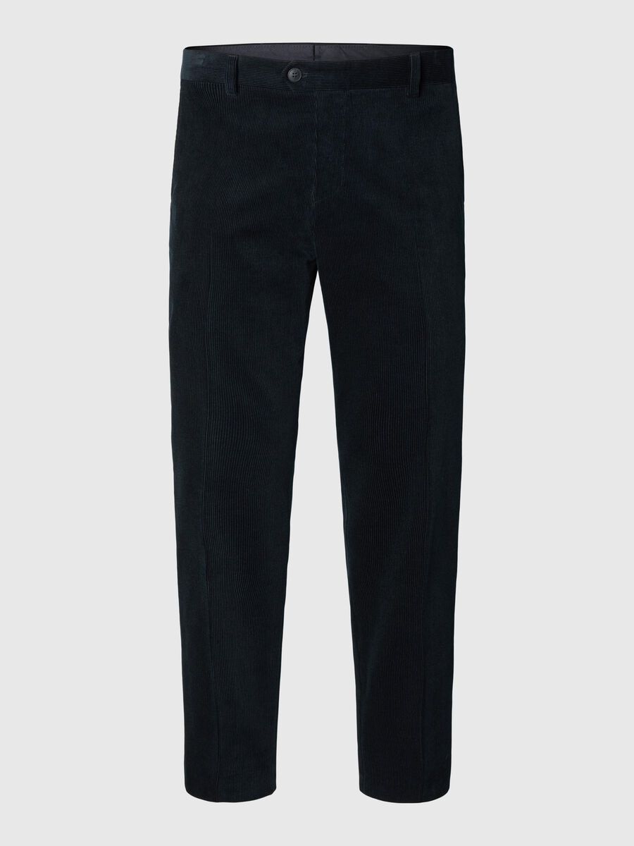 Selected REGULAR FIT CORDUROY TROUSERS, Sky Captain, highres - 16094864_SkyCaptain_1125978_001.jpg