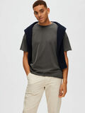 Selected LOOSE FIT T-SHIRT, Dark Shadow, highres - 16089954_DarkShadow_008.jpg