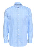 Selected CHECKED SHIRT, Light Blue, highres - 16088429_LightBlue_1000948_001.jpg