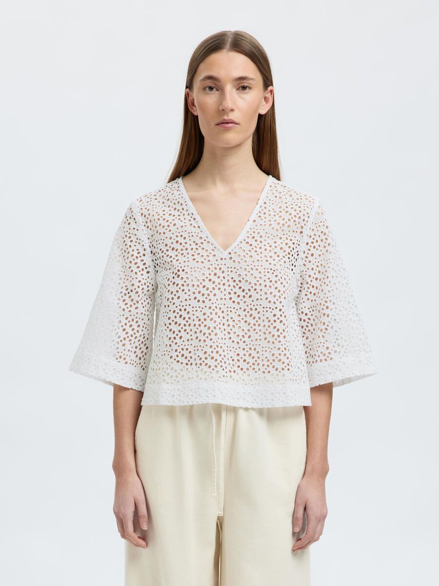 Selected BRODERIE ANGLAISE CROP TOP, Bright White, highres - 16097772_BrightWhite_003.jpg
