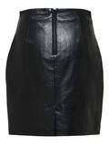 Selected KNEE-LENGTH - LEATHER SKIRT, Black, highres - 16071646_Black_728240_002.jpg