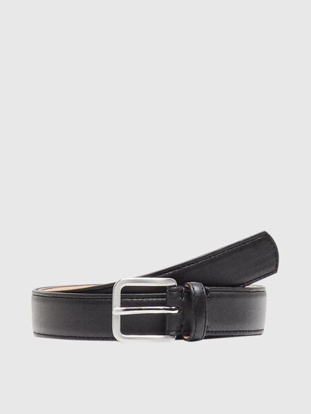Selected CLASSIC LEATHER BELT, Black, highres - 16095286_Black_001.jpg