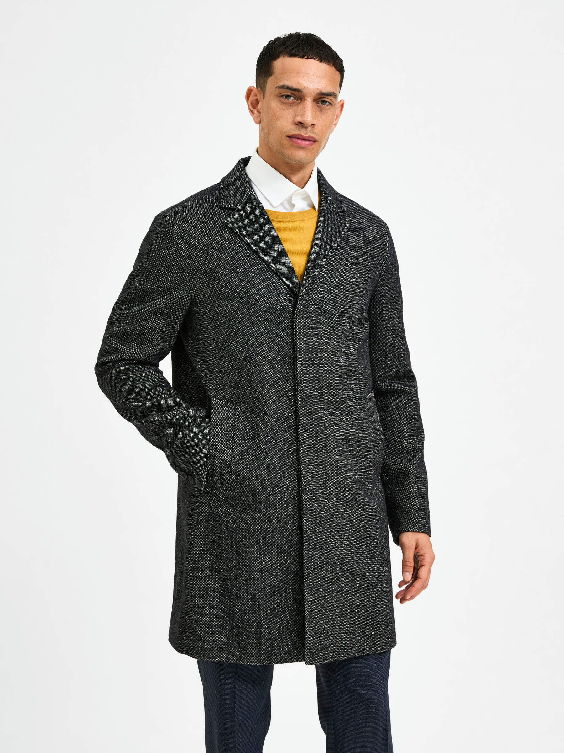 CLASSIQUE MANTEAU Gris SELECTED HOMME
